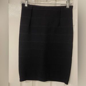 Neiman Marcus Small black fitted bodycon skirt